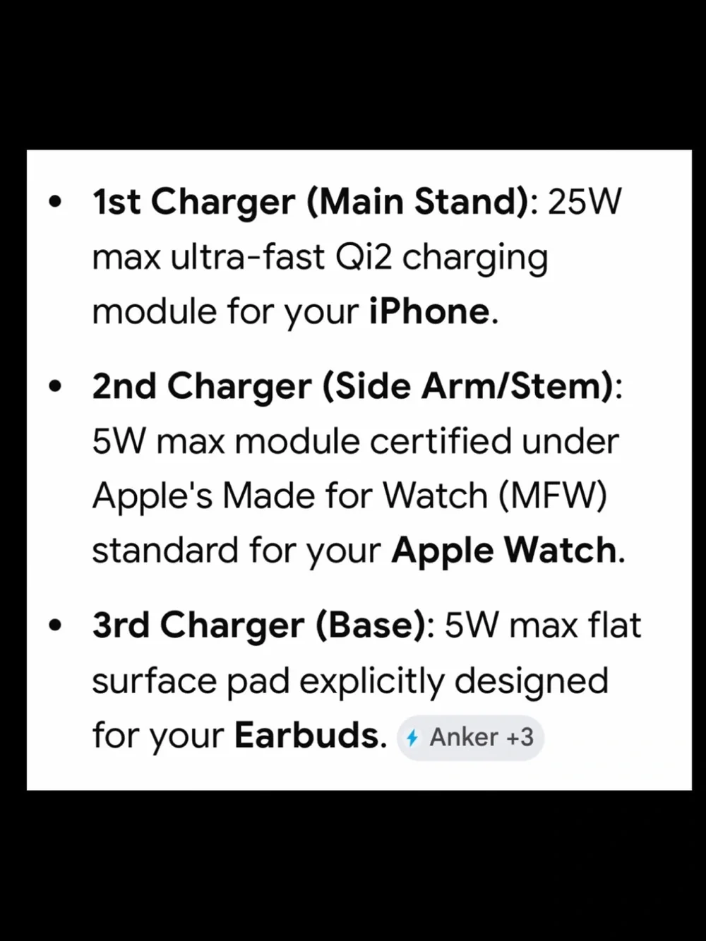 NEW IN BOX ANKER PRIME wireless charging station.